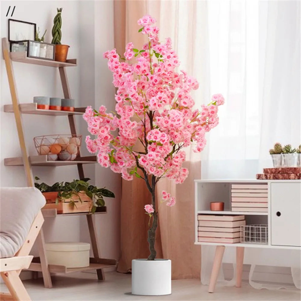 NONECN Artificial Cherry Blossom Tree Indoor Decoration