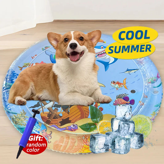 NONECN Summer Cooling Pet Water Bed Cushion For Dogs