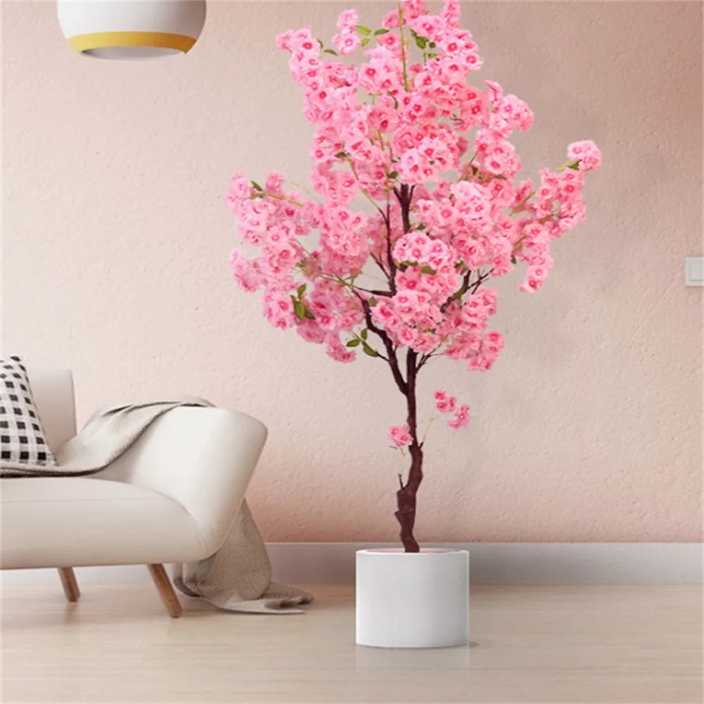 NONECN Artificial Cherry Blossom Tree Indoor Decoration